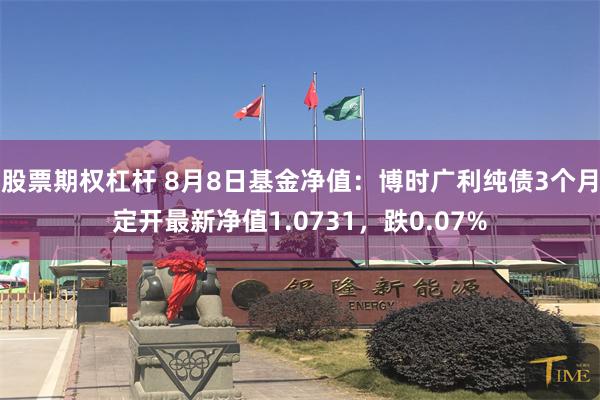 股票期权杠杆 8月8日基金净值：博时广利纯债3个月定开最新净值1.0731，跌0.07%